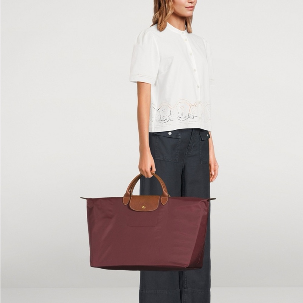 Longchamp Large Le Pilage Original Travel Bag